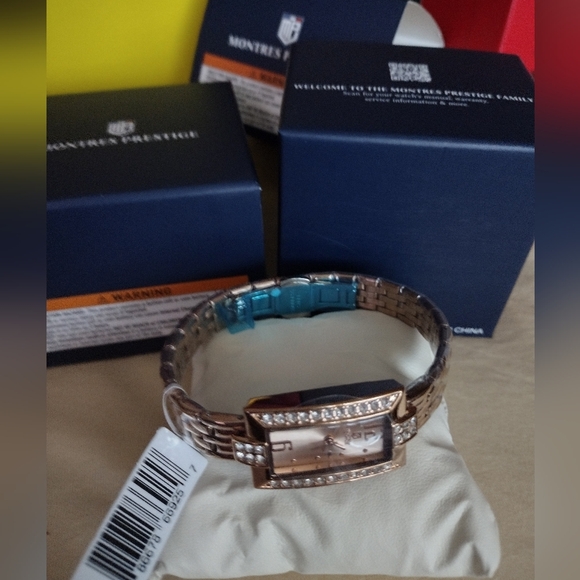 NIB?Invicta Montres Prestige Rose Gold Austrian Crystals Quartz Watch? main image 4
